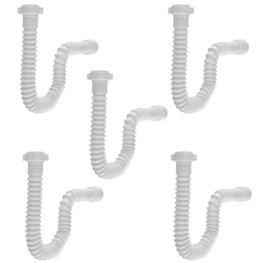 Imagem de Sifão Sanfonado Universal 61cm Branco | Astra | Kit C/ 5 Un