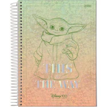 Imagem de Caderno Jandaia College Disney 100 Anos Espiral 160 Folhas