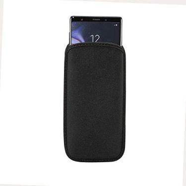 Imagem de DINGMING para capa de coldre de telefone capa universal neoprene à prova de choque bolsa manga para smartphone, para iPhone, para Samsung, bolsa de telefone macia (tamanho: para Samsung S10+S9+(6,3 polegadas P))
