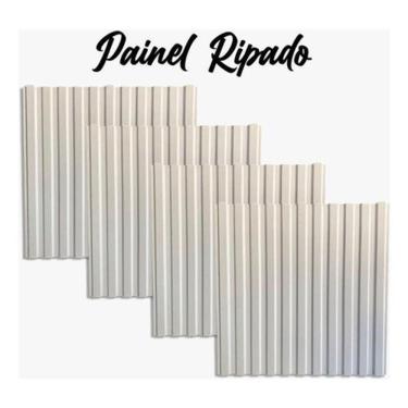 Imagem de 24 Placas 3D Parede Painel Ripado Revestimento Pvc