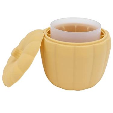 Imagem de Balde de gelo, balde de gelo de silicone de abóbora, armazenamento de frutas e champanhe, balde de cerveja com tampa, copo de funil para coquetel em casa