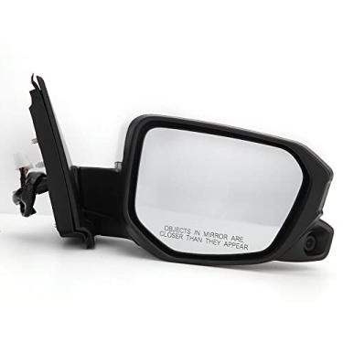 Imagem de SOSEGA Conjunto de espelho retrovisor lateral do passageiro com câmera de visão, vidro elétrico e aquecido para Honda Civic 2016-2020