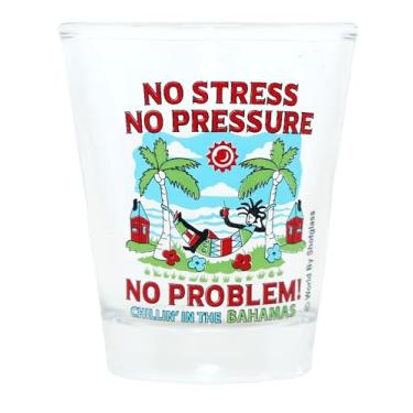 Imagem de Bahamas Caribbean No Stress No Pressure No Problem Shot Glass