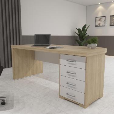 Imagem de Mesa De Trabalho Sheffield Carvalho Branco