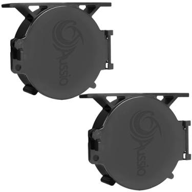 Imagem de Aussio (Pacote com 2, tampa de extremidade preta para mangueira de esgoto RV, tampas de extremidade de substituição para trailers para mangueiras de esgoto de 4 5/20.3 cm, acessórios para campistas