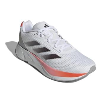 Imagem de adidas Tênis de corrida masculino Duramo SL, Branco/Aurora Met./Vermelho solar, 42