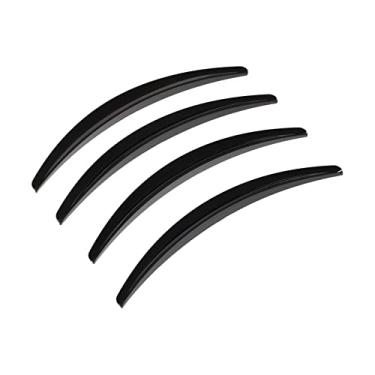 Imagem de Alargamentos do Pára-choque Roda, Tira Protetora de Sobrancelhas de Lama, para 2017-2022, Material ABS (Verniz Preto)