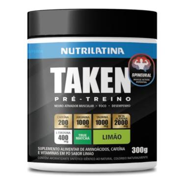 Imagem de Nutrilatina, Pré-Treino Taken Sabor Limão 300g | Nutrilatina
