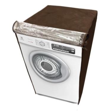 Imagem de CAPA PARA SECADORA ELECTROLUX 11KG STL11/STH11 TRANSPARENTE FLEX (Marrom)