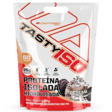 Imagem de Tasty Iso 1.800g Refil Sabor: Cookies & Cream – Adaptogen | Whey Protein Isolado | Sem Lactose