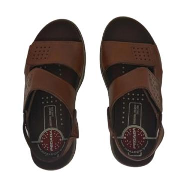 Imagem de Sandália Papete Masculina Pegada Confortável Couro 132206 132254