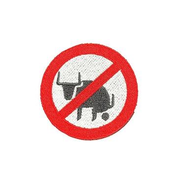 Imagem de No Bull**** Patch - Feito nos EUA - Moarle Patch Tactical Military - Remendos engraçados Comédia Hook and Loop Patch