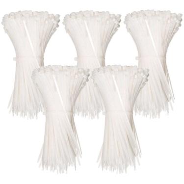 Imagem de Abraçadeira Nylon Enforca Gato 2,5X150Mm Branco Com 500 Un