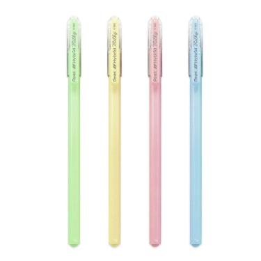 Imagem de Kit 4 Caneta Gel Hybrid Milk 0.8Mm Tom Pastel Pentel