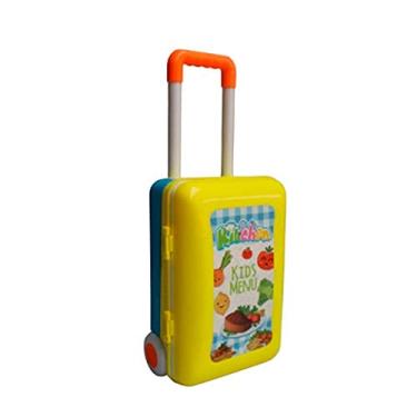 Imagem de Cozinha Infantil Divertida Kit 3 Em 1 Bancada Maleta Mala Master Mochila Chef Importway BW103