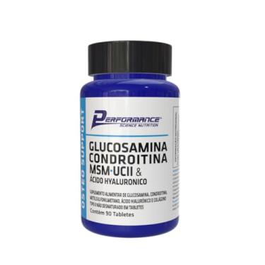 Imagem de Glucosamina Condroitina MSM + UCII & Ácido Hialurônico 90 Tabletes - Performance Nutrition