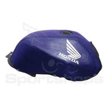 Imagem de Capa De Tanque - Moto Honda Cg 150 Fan (com Logo) - SPTS, AZUL