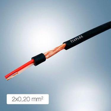 Imagem de Cabo Microfone Estereo Blindagem 2x0.20 - 50 Metros - Tiaflex