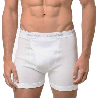 Imagem de Kit C/3 Cuecas Boxer Longa Calvin Klein Algodão C/Abertura NB4003