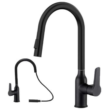 Imagem de Torneira Extensivel Gourmet Cozinha Pia Mesa Ducha Articulada Monocomando Dois Jatos Ba...