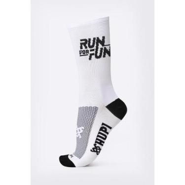 Imagem de Meia hupi run for fun branco, Branco
