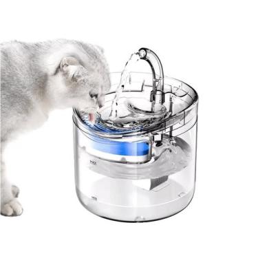 Imagem de Bebedouro Fonte De Agua Gato Cao Pet Cachorro 2 L Filtro Usb - TATUDEB