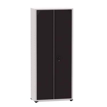 Imagem de Armário de Aço Montável Econômico Ap409sl Pandin 1,93 m Cinza e Preto