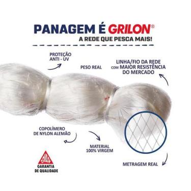 Imagem de Panagem de rede grilon 50 x 50 x 48 original - MAZZAFERRO - GRILON