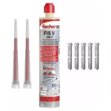 Imagem de Chumbador Químico Vl Com 05 Camisas Bucha Injeção 12Mm - Fischer
