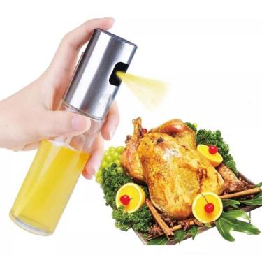 Imagem de Kit 2 Spray De Azeite Borrifador Vinagre Porta Tempero Óleo Vidro - So