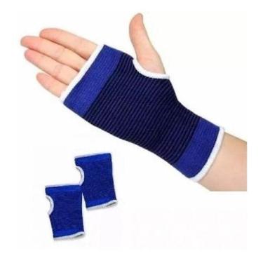 Imagem de Par De Munhequeira Para Tendinite Artrite Pulso MUNHEQUEIRA ELÁSTICA O