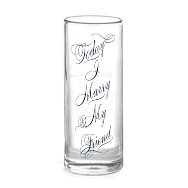 Imagem de Hortense B. Hewitt Cilindro de vidro Wedding Accessories Today I Marry, 22,8 x 7,6 cm