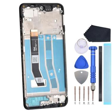 Imagem de Tela de substituição IPS LCDPre para Motorola Moto G54 XT2343-1, peça de reparo de tela digitalizadora sensível ao toque com moldura de tela