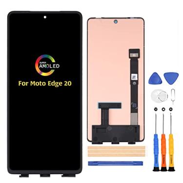 Imagem de Substituição de tela original para Motorola Moto Edge 20/Edge 20 Pro/Edge X30/Edge 30 Pro/G52/G82 Display LCD e digitalizador de tela sensível ao toque, conjunto completo de montagem com kits de