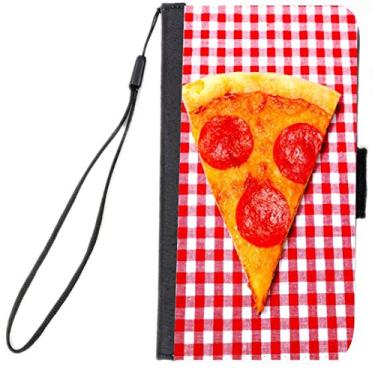 Imagem de Rikki Knight Capa flip Slice of Pepperoni Pizza para iPhone 6 Plus/6s Plus - Embalagem não varejo - Preta