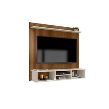 Imagem de Painel Suspenso Home TV Até 50 Polegadas Ripado 3D Everest - LOJAS PRI