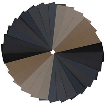 Imagem de VIBRATITE - Lixeira Seca e Molhada, Quadrado, Papel, Fino, 320 Grit, Compatível com Lixadeira de Eixo Oscilante, Lixadeira de Borda, Bloco de Lixar