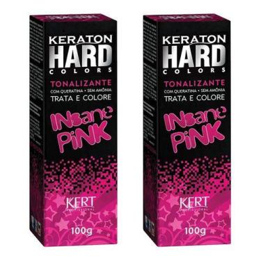 Imagem de Keraton Hard Color Insane Pink 2 Unidades - Kert