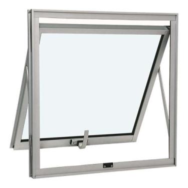 Imagem de Janela Maxim-Ar em Alumínio 60 x 80 x 4,7 cm 1 Folha Alumifort Sasazak