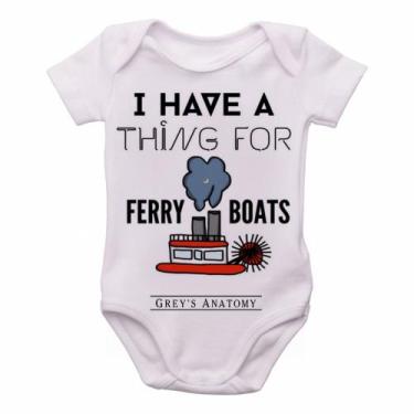Imagem de body nenê criança roupa bebê  Grey's Anatomy Barca Derek - Empório Dut