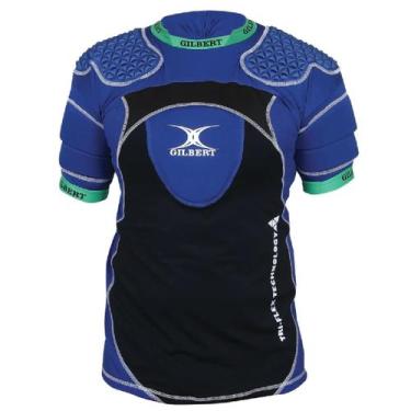 Imagem de Camisa De Proteção Gilbert Triflex XP-1 Com Pads - Infantil, M, Azul/P