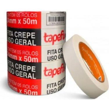 Imagem de Fita Crepe 24mmx50m Uso Geral 423 - Adere - 00355206418 - Unitário - O