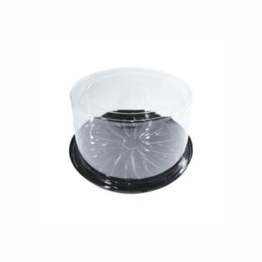 Imagem de Embalagem pet bolo pequena altura média preta - g 50ct - GALVANOTEK