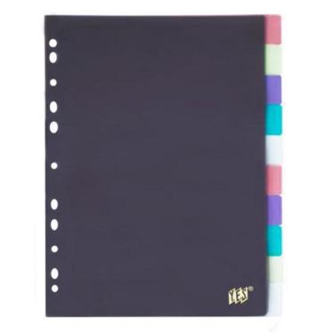 Imagem de Divisória Colorida A4 - 10 Projeções Com Visor - 10Intba-Sor