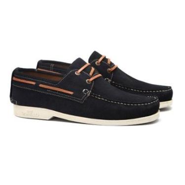 Imagem de Deckshoes Masculino Santorim Sued Marinho Samello-Masculino