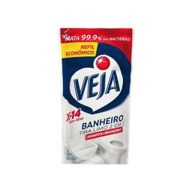 Imagem de Desinfetante Banheiro Tira-Limo Veja X-14 Sachê 400ml