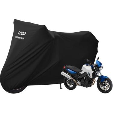 Imagem de Capa De Moto Para Proteger BMW F 800 R Com Logo - Mz, Preta