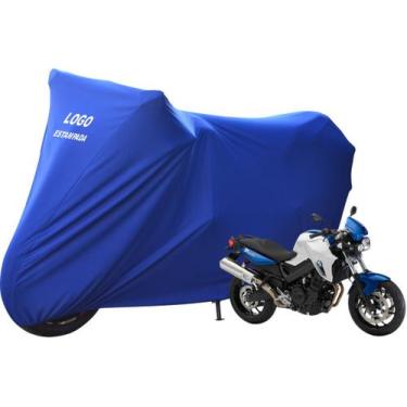 Imagem de Capa De Moto Para Proteger BMW F 800 R Com Logo - Mz, Azul