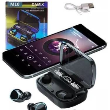 Imagem de Fone de ouvido bluetooth M10 v5.3 - À prova d'água - Damix