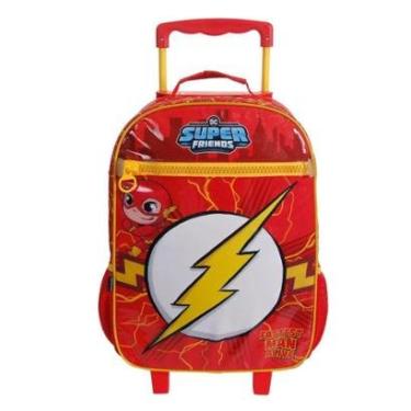 Imagem de Mochila Rodinha Escolar Infantil Squeeze Flash DC DMW-Masculino